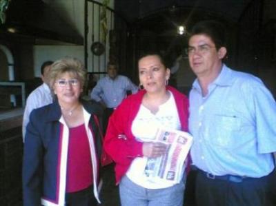 LUCIA JARAMILLO ACOMPA&Ntilde;&Oacute; A YETZABEL XIMENEZ EN RECORRIDO